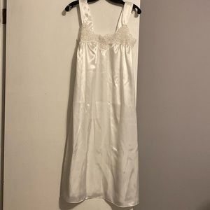 Cabernet Women’s Satin & Lace Full Slip Nightgown